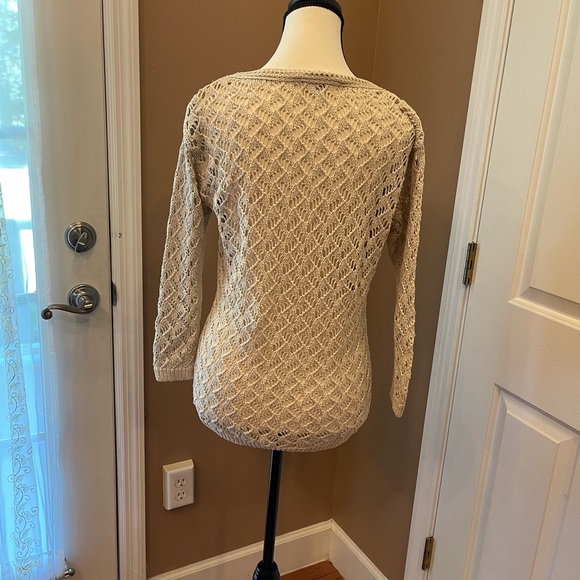 Per Se Silk & Cotton Blend Sweater Size S - Picture 3 of 4